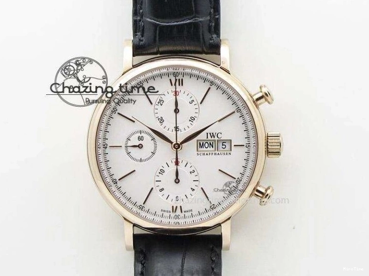 MIROTIME 0510 Popular Big Pilot Real PR IW502706 RG YLF 1:1 Best Edition Brown Dial On Calfskin Strap A 7223